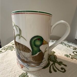 Fitz and Floyd Mallard Ceramic Mug